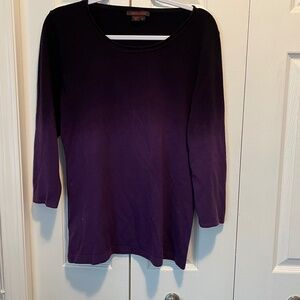 Simon Chang size XL ombré sweater